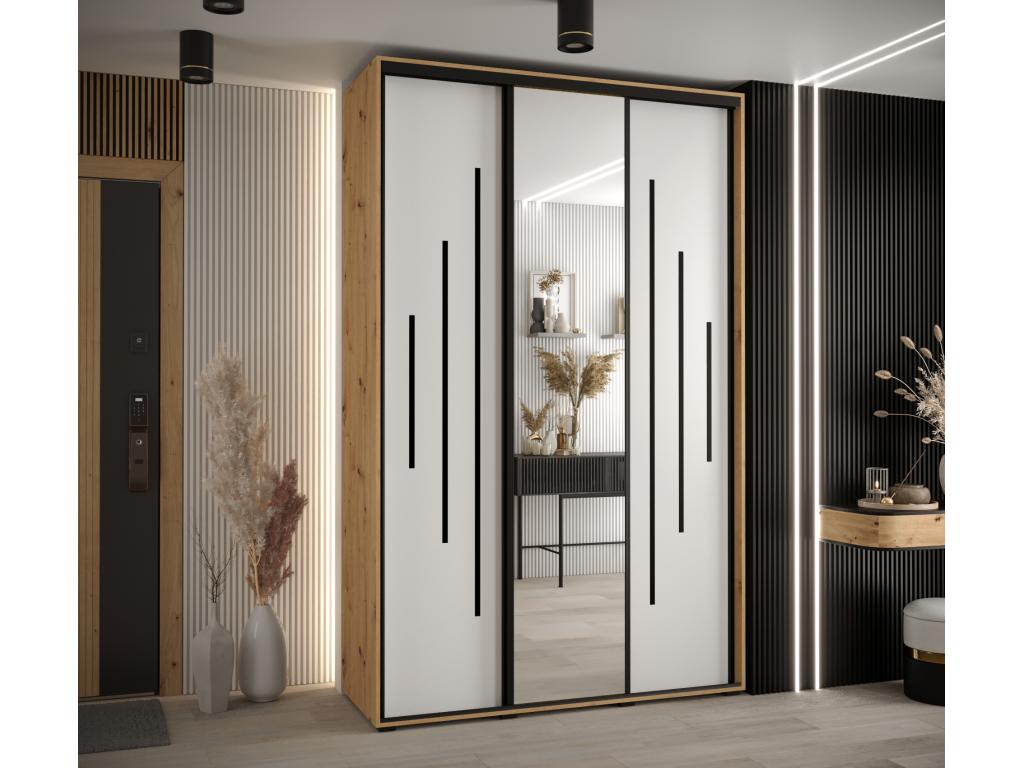 Homzora 13 Sliding Door Wardrobe 235.2/150/45 3 Doors