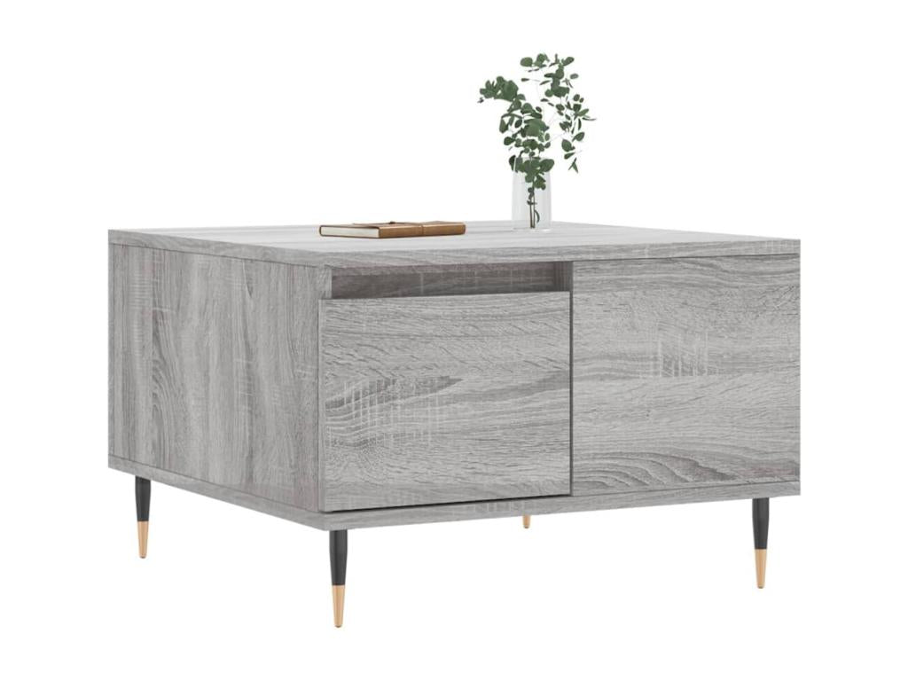 Doucezen grey coffee table 55x55x36.5 engineered wood