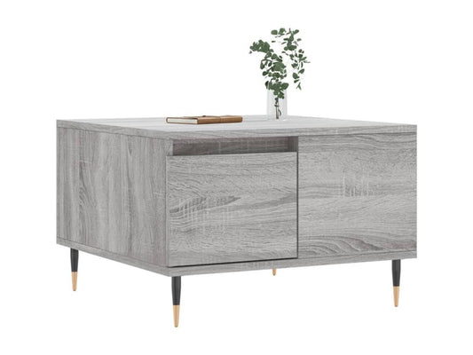 Doucezen grey coffee table 55x55x36.5 engineered wood