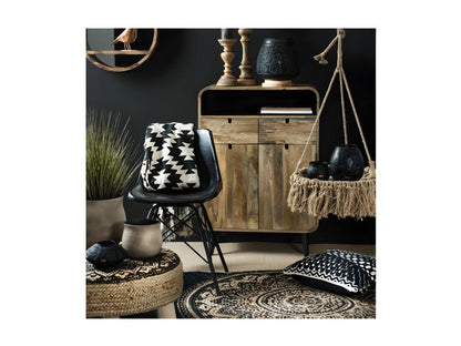 Doucezen Black Faux Leather Chairs - Doucezen