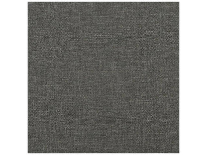 Doucezen bed base with dark grey mattress 140x200 fabric