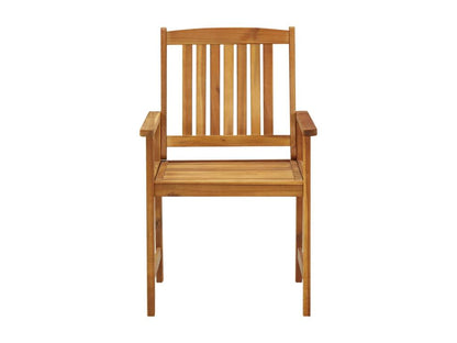 Garden chairs with cushions, 4 pieces, solid Homzora wood