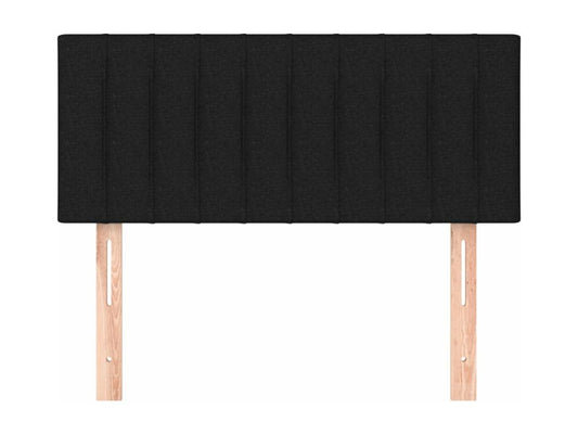 Black Headboard 100x5x78/88 cm Fabric